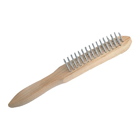 ESCOVA MANUAL 4X16 ACO CARBONO
