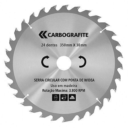SERRA CIRCULAR WIDEA 350MMX24DX30MM