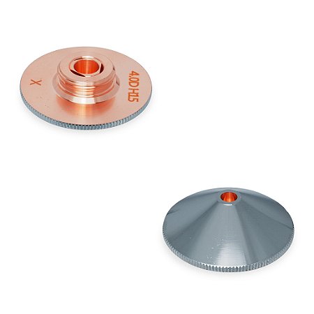 BICO CROMADO 4MM DUPLO PARA CABEÇOTE LASER FIBRA