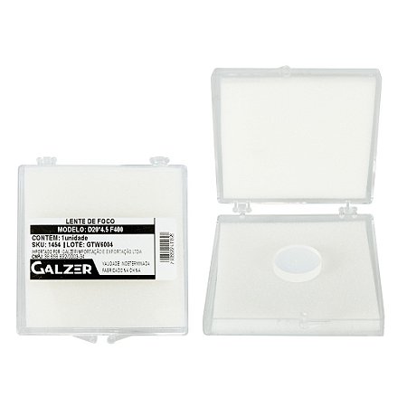 Lente Focal Para Solda Laser D20x4.5 F400