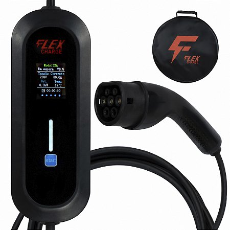 Carregador Para Carro Elétrico Portatil 7kw 220v 32A