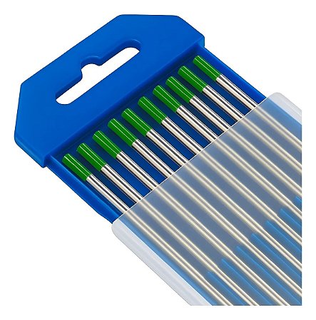 Kit Eletrodo De Tungstênio Wx-E3 - 1.6mm Universal Ponta Verde