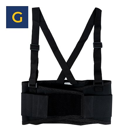 CINTA ERGONOMICA LOMBAR SUSPENSORIO SOFT G/PRETO