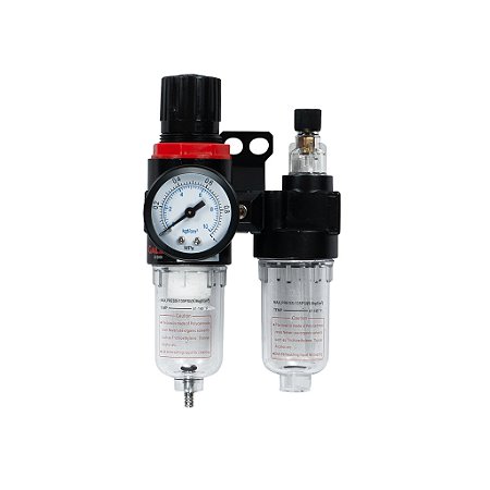 Filtro Eliminador Agua/Oleo C/ Regulador Pressao 1/4 150 Psi
