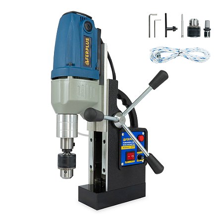 Furadeira Base Magnética 1300w Para Metal 220v Mandril 13mm