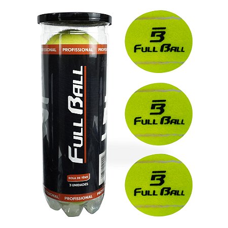 Bola De Tênis Profissional Para Treino E Competição 3 Unidades
