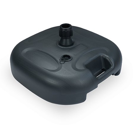 Base Para Guarda Sol Ombrelone Suporte Preto Água Ou Areia