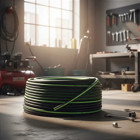 Mangueira 3/8 10mm Ar Agua Compressor ou Jardim 300 Psi / 20 Bar