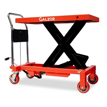 Mesa Elevatória Hidráulica Carga 150kg Pantográfica