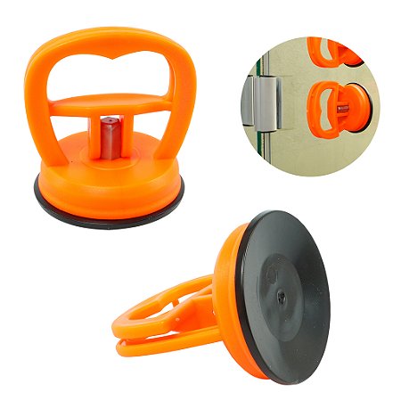 Kit 2 Mini Ventosa Puxador Alta Sucção Tira Amassados Reparos Carro Celular