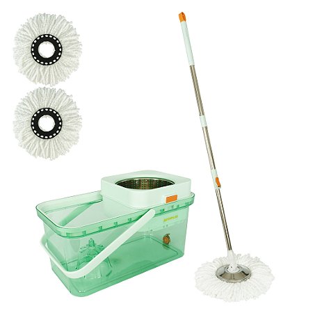 Mop Giratorio 360º Master Com 2 Refis Limpa e Centrifuga