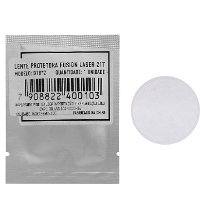 Lente Protetora Laser 18x2mm Para Corte 21T Fusion Solda Fibra