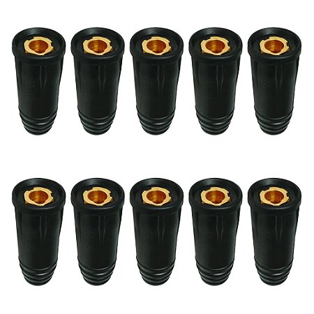 Kit 10 Conector 13mm Dkj 50-70mm² Femea Engate Rápido Ate 400a