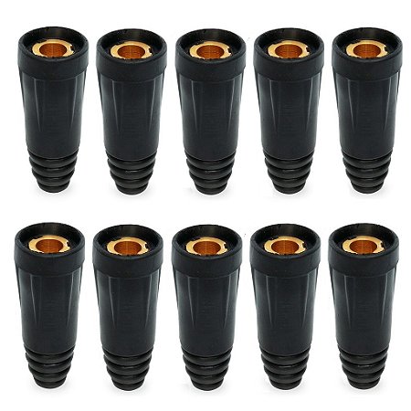 Kit 10 Conector 9mm Fêmea 200A Para Cabos 10-25mm