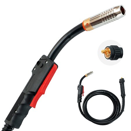 Tocha De Solda Mig Modelo Gme 470 De 5 Metros Conector Euro