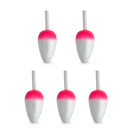 5 Boias Lambari N°2 Para Pesca Pescaria Peixes Tilápias