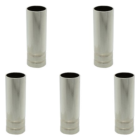 Kit Bocal Mig Pressão Cromado 16mm Para Tocha 15ak Com 5 Peças