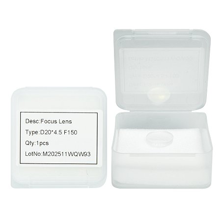 Lente De Foco D20x4.5 F150 Para Maquina Solda Laser