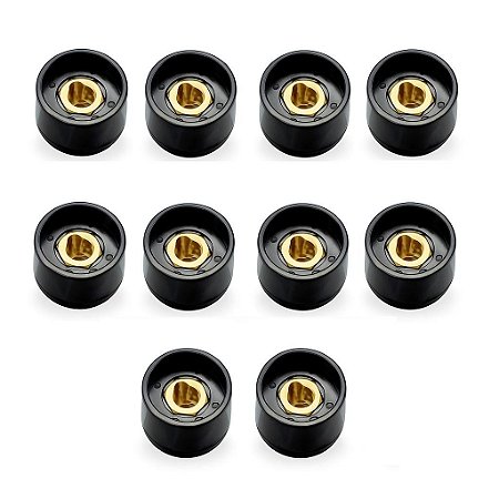 Kit 10 Conectores De Solda Painel Engate Rápido Fêmea 13mm 300A
