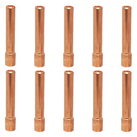 Kit 10 Pinça Tig Curta 13n23 2.4mm Para Tocha Wp-9
