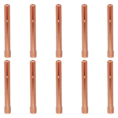 Kit 10 Pinça 3.2mm 1/8 Modelo 10N25 Para Tocha Tig WP-17 WP-18 WP-26