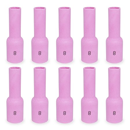 Kit 10 Bocal Cerâmico Lens 54N14 N°8 Longo Tochas WP-17, WP-18 e WP-26