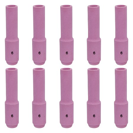 Kit 10 Bocal Cerâmico Longo 10N48L N° 6L 10mm