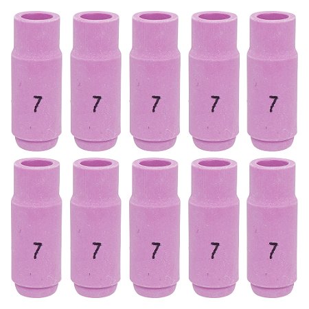 Kit 10 Bocal De Cerâmica N°7 Tocha Solda Tig 10N47