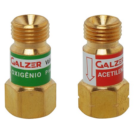 Válvula De Retenção Anti-retrocesso Maçarico Oxigênio E Gás