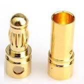 Conector Gold "Banana" 3,5mm PAR