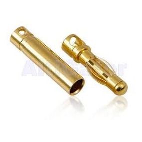 Conector Gold "Banana" 4mm PAR