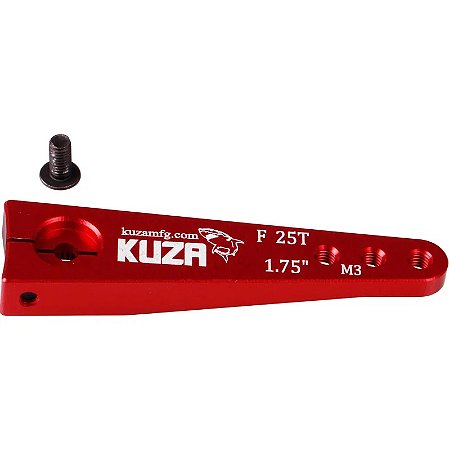 Braço de Servo Kuza v2 Alumínio 1.75" 25T Futaba/Savox