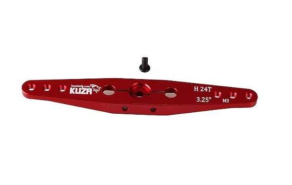 Braço de Servo Kuza v2 Alumínio 3.25" Double 24T Hitec