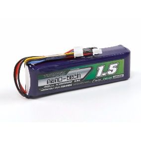 Bateria de Li-Fe 1500mah 9.9v Nano-Tech 1C para TX