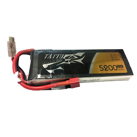 Bateria de Li-Po 5200mah 7.4v 15-30C Gens Tattu