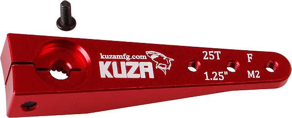 Braço de Servo Kuza v2 Alumínio 1.5" 25T Futaba/Savox