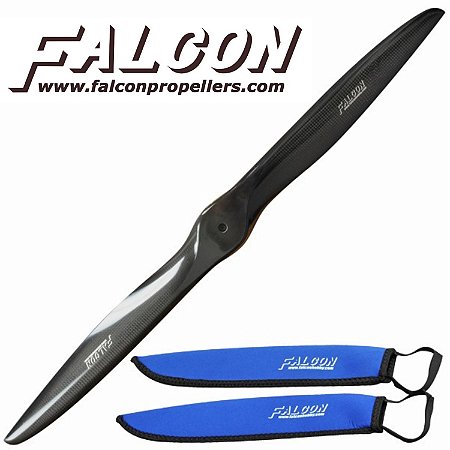 Hélice Falcon em Fibra de Carbono 22x10