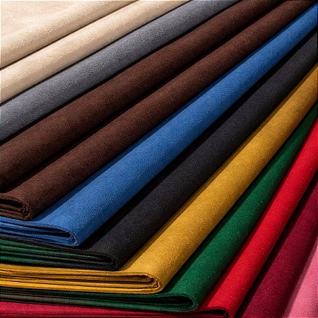 Tecido Veludo Suede Para Forração Estofados, Almofadas, Cortinas 1 Metros por 140cm Largura