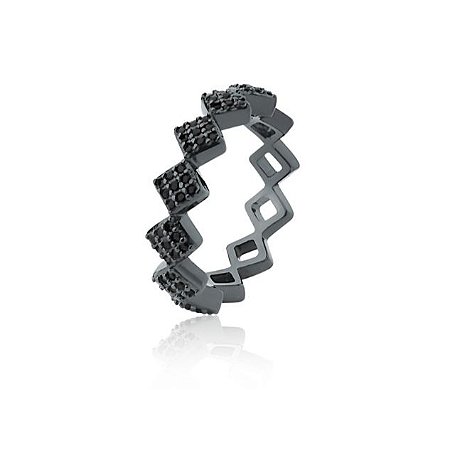 ANEL LOSANGOS CRAVEJADOS  - RÓDIO NEGRO