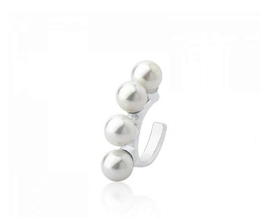 PIERCING DELICADO PÉROLAS SHELL - RÓDIO BRANCO