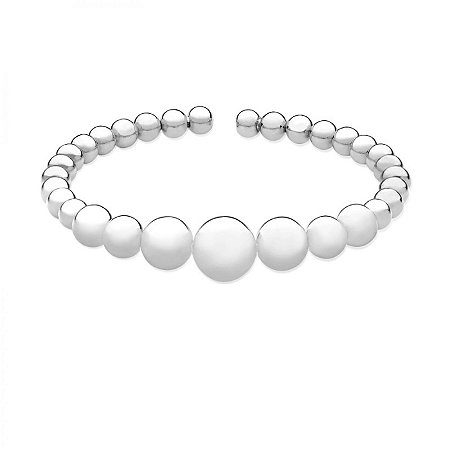 PULSEIRA MIX BOLAS G -  RÓDIO BRANCO