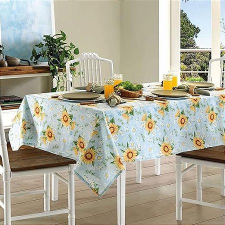 Toalha de Mesa Retangular Dohler Clean Athenas - Limpa Fácil - 2,10m x 1,40m