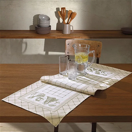 Trilho de Mesa Döhler Clean Charlote Limpa Fácil 45 x 160cm