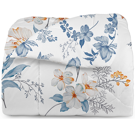 Edredom Queen Premium Teka Florença Mediterrâneo