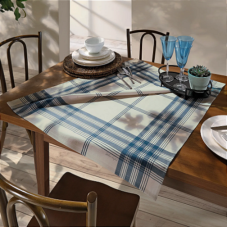 Toalha Centro de Mesa Dohler Clean Luna  Limpa Fácil 78 x 78cm