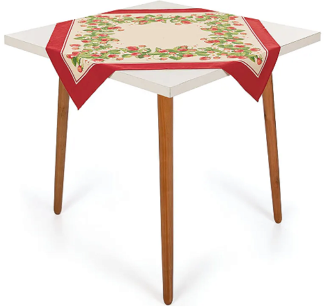 Toalha de Chá Karsten Morangos 78 x 78cm