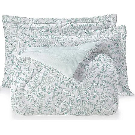 Edredom Casal Döhler Collin Eliseu + 2 Porta travesseiros 3 peças