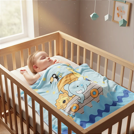 Cobertor Para Bebê Rozac Baby Arca De Noé