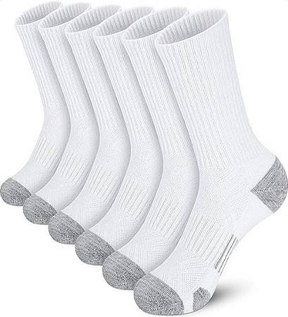 3 PARES(KIT) -MEIA BASIC COMFORT - BRANCO - ALGODÃO FRESH