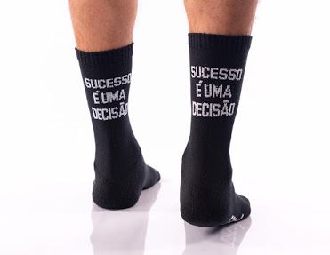 Meia do Poder - Sucesso (Preto e Branco)